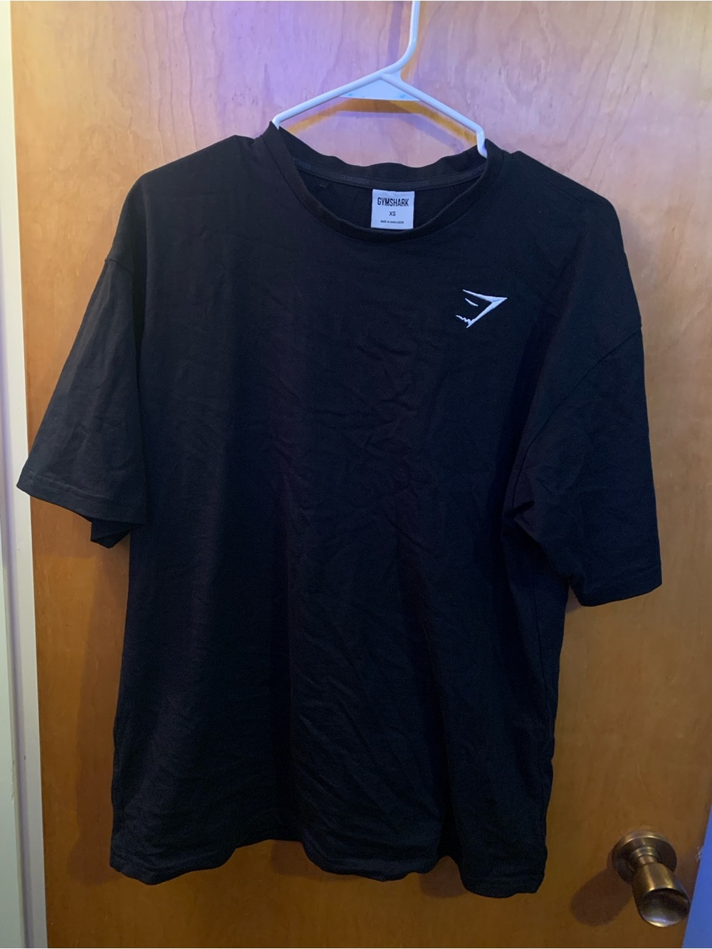 Gymshark Crest Oversized T-Shirt Black - Men’s Size Extra Small